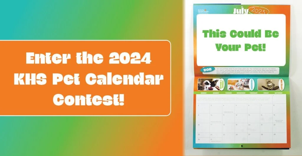2024 KHS Pet Calendar Submissions Now Open! Kyhumane