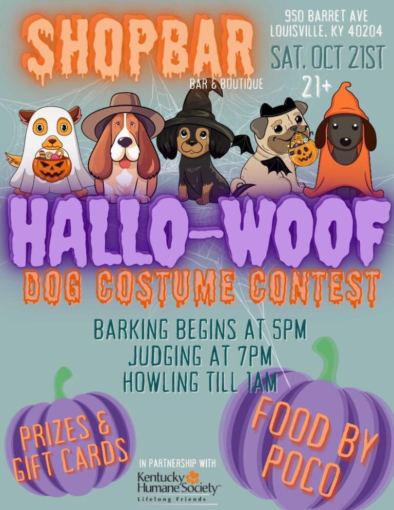 HalloWoof Dog Costume Contest at ShopBar Kyhumane