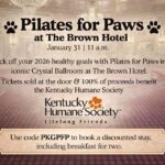 Pilates for Paws at The Brown Hotel